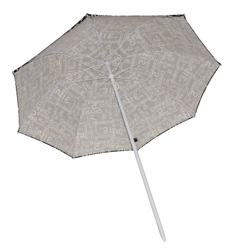 CHANEL Parasol Umbrella by Sealine Cotton Black Unisex - Picture 3 of 9